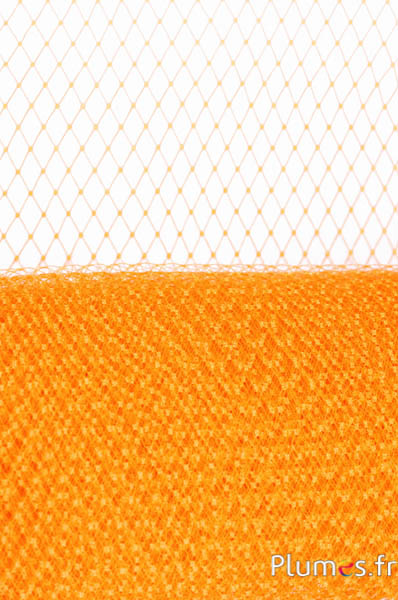 Schleiernetz - Breite 22 cm - orange